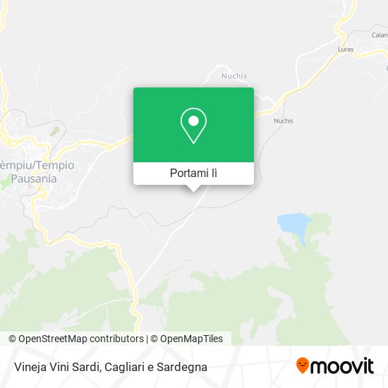 Mappa Vineja Vini Sardi