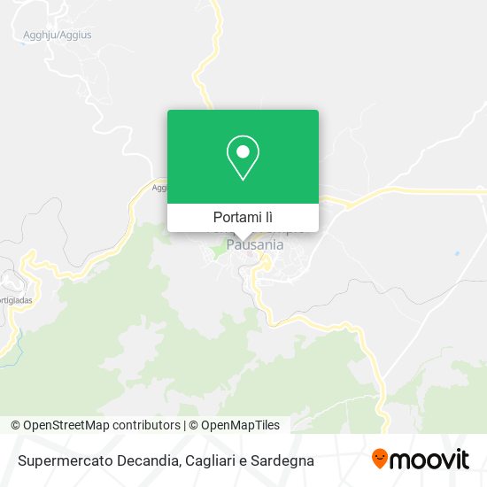 Mappa Supermercato Decandia
