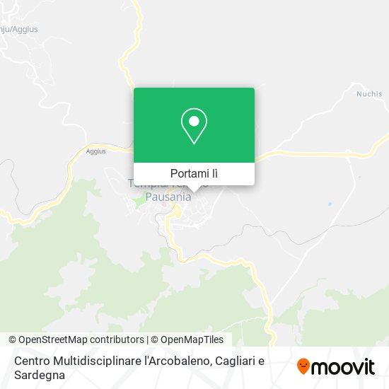 Mappa Centro Multidisciplinare l'Arcobaleno