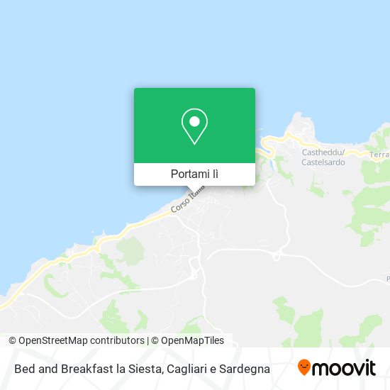 Mappa Bed and Breakfast la Siesta