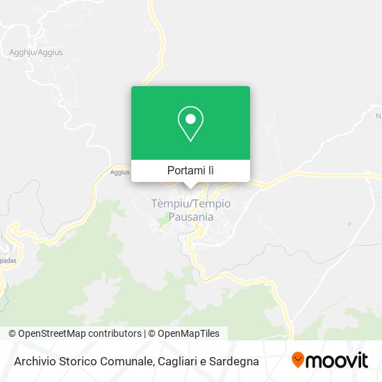 Mappa Archivio Storico Comunale