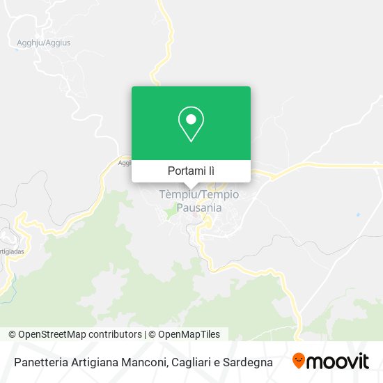 Mappa Panetteria Artigiana Manconi