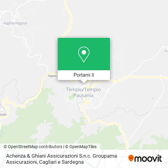 Mappa Achenza & Ghiani Assicurazioni S.n.c. Groupama Assicurazioni