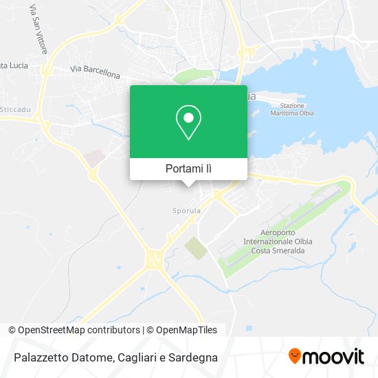 Mappa Palazzetto Datome