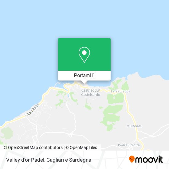 Mappa Valley d'or Padel