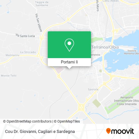 Mappa Cou Dr. Giovanni