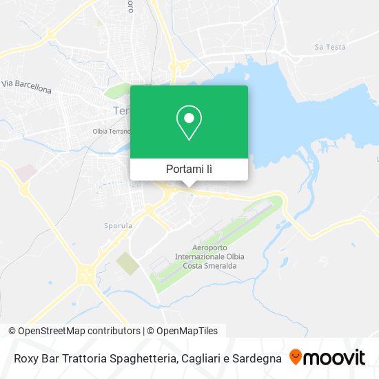 Mappa Roxy Bar Trattoria Spaghetteria