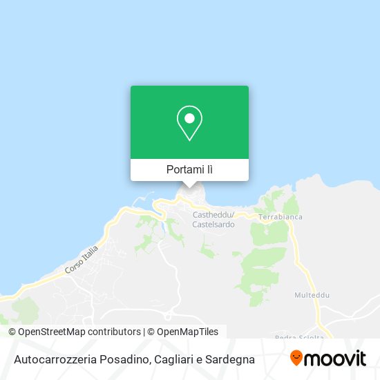 Mappa Autocarrozzeria Posadino