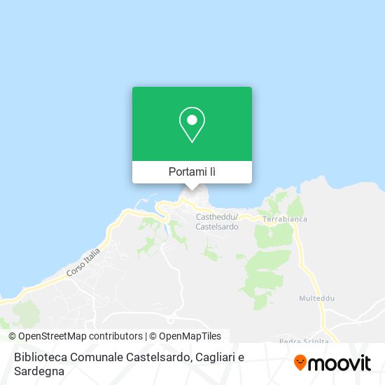 Mappa Biblioteca Comunale Castelsardo