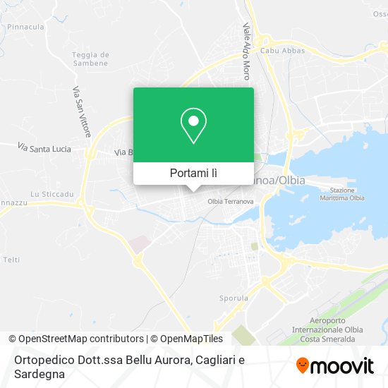 Mappa Ortopedico Dott.ssa Bellu Aurora