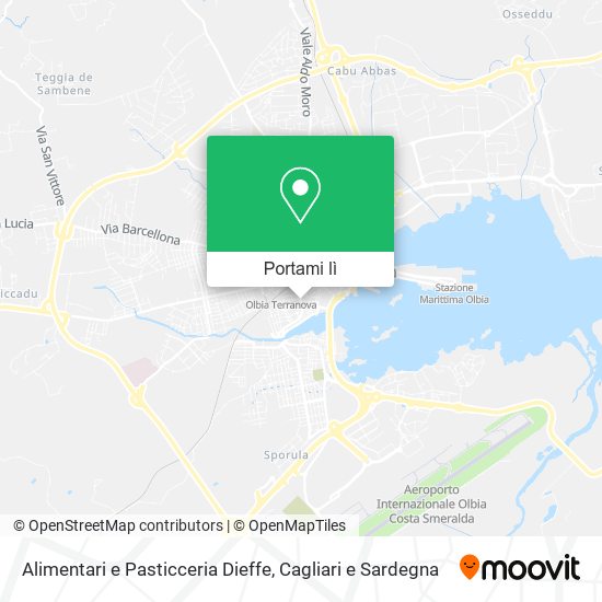 Mappa Alimentari e Pasticceria Dieffe