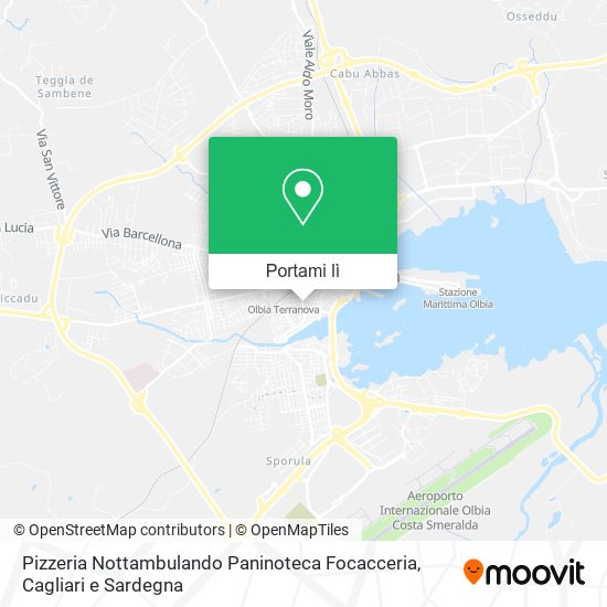 Mappa Pizzeria Nottambulando Paninoteca Focacceria