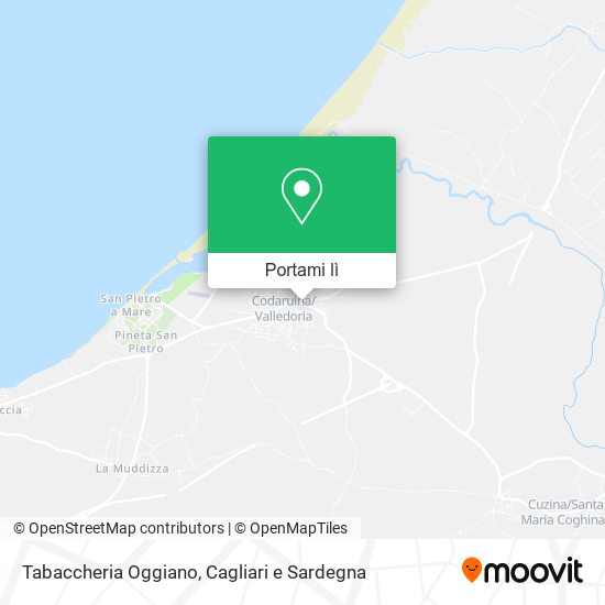Mappa Tabaccheria Oggiano