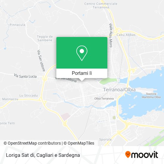 Mappa Loriga Sat di