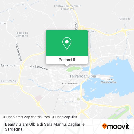 Mappa Beauty Glam Olbia di Sara Mannu