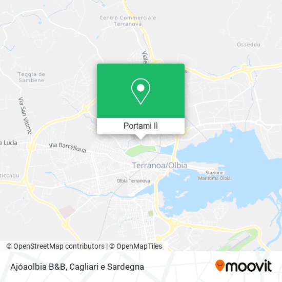 Mappa Ajóaolbia B&B