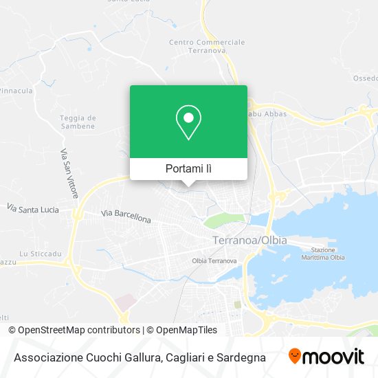 Mappa Associazione Cuochi Gallura