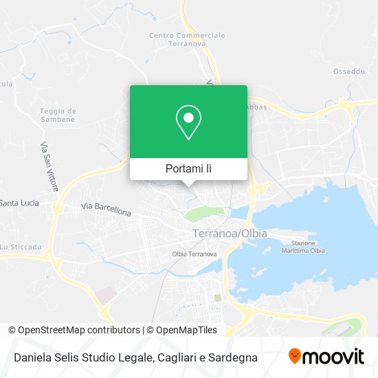 Mappa Daniela Selis Studio Legale