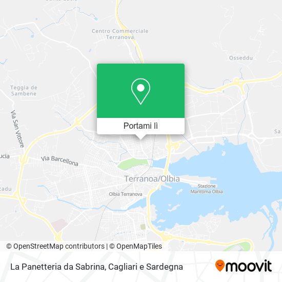 Mappa La Panetteria da Sabrina