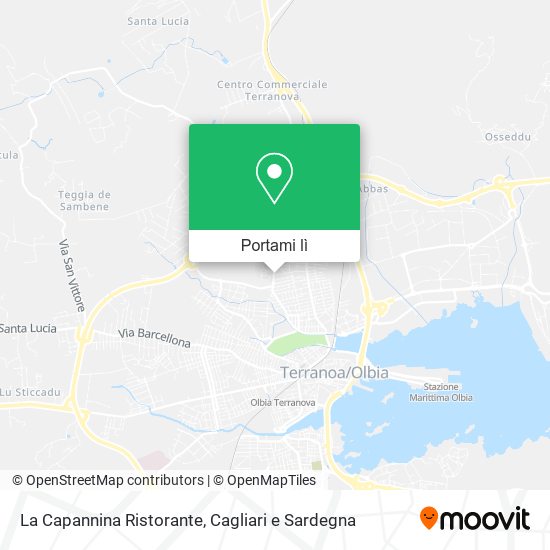 Mappa La Capannina Ristorante