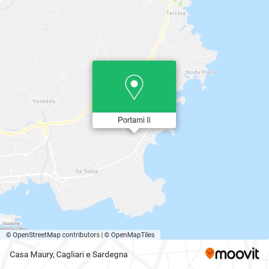 Mappa Casa Maury