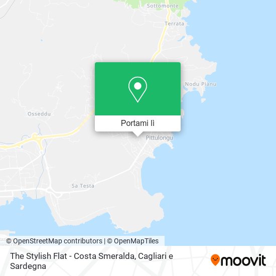 Mappa The Stylish Flat - Costa Smeralda