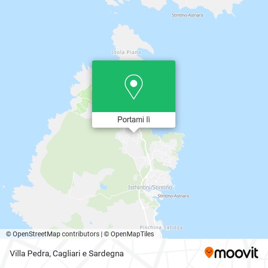 Mappa Villa Pedra