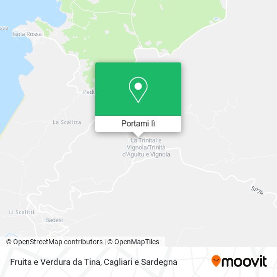 Mappa Fruita e Verdura da Tina