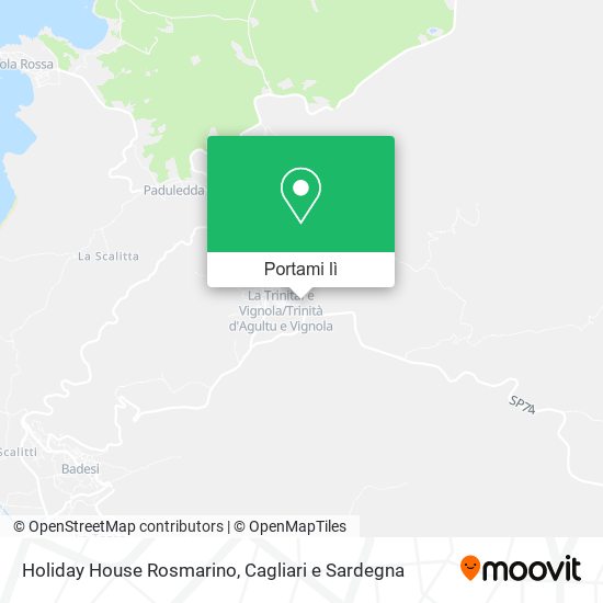 Mappa Holiday House Rosmarino