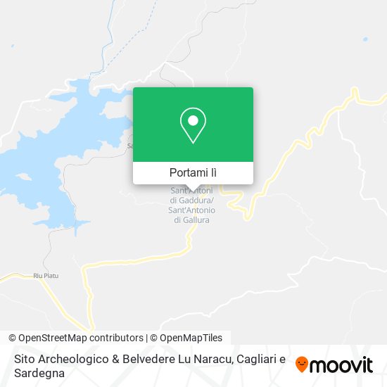 Mappa Sito Archeologico & Belvedere Lu Naracu
