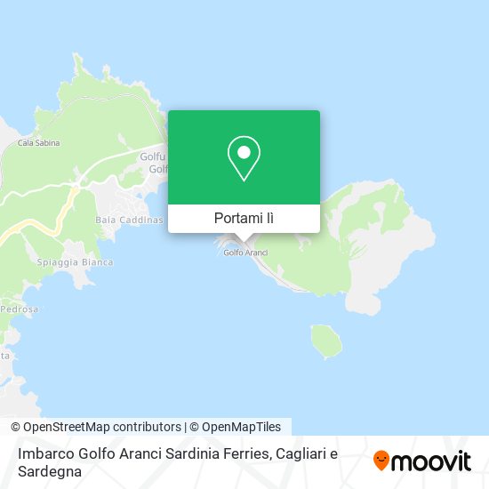 Mappa Imbarco Golfo Aranci Sardinia Ferries