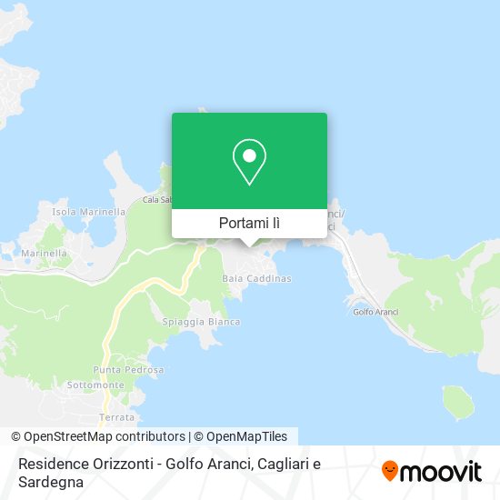 Mappa Residence Orizzonti - Golfo Aranci
