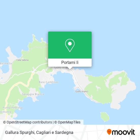 Mappa Gallura Spurghi