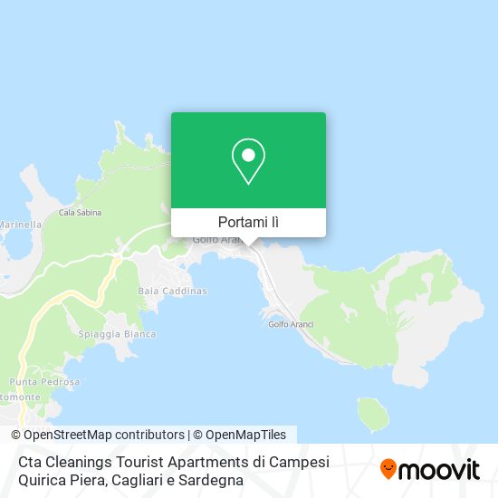 Mappa Cta Cleanings Tourist Apartments di Campesi Quirica Piera