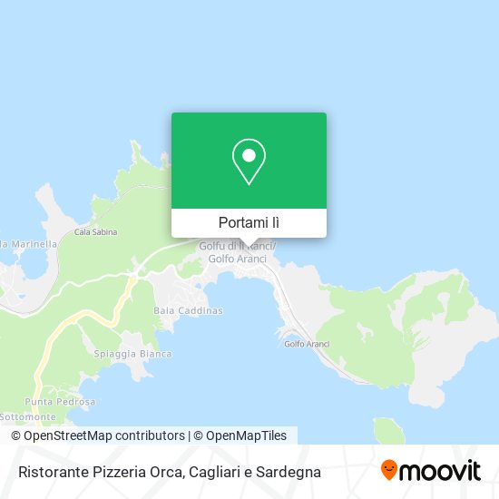 Mappa Ristorante Pizzeria Orca
