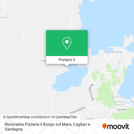 Mappa Ristorante Pizzeria il Borgo sul Mare