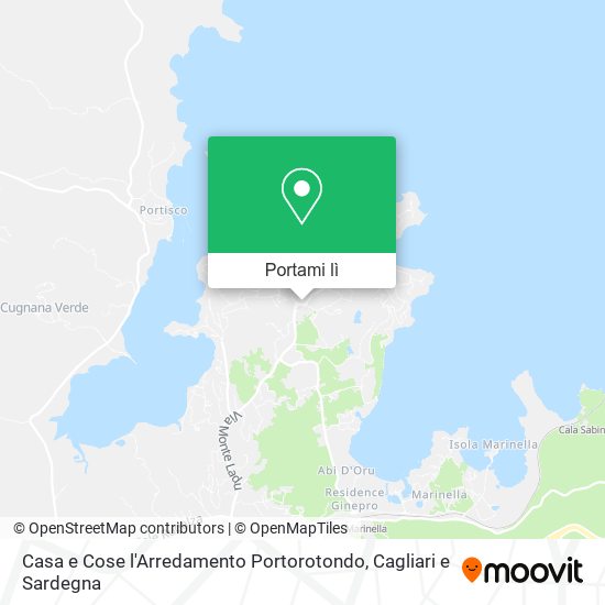 Mappa Casa e Cose l'Arredamento Portorotondo