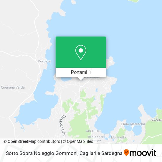 Mappa Sotto Sopra Noleggio Gommoni