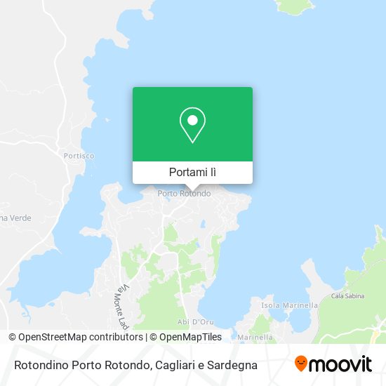 Mappa Rotondino Porto Rotondo