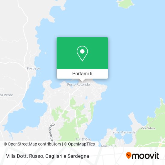Mappa Villa Dott. Russo