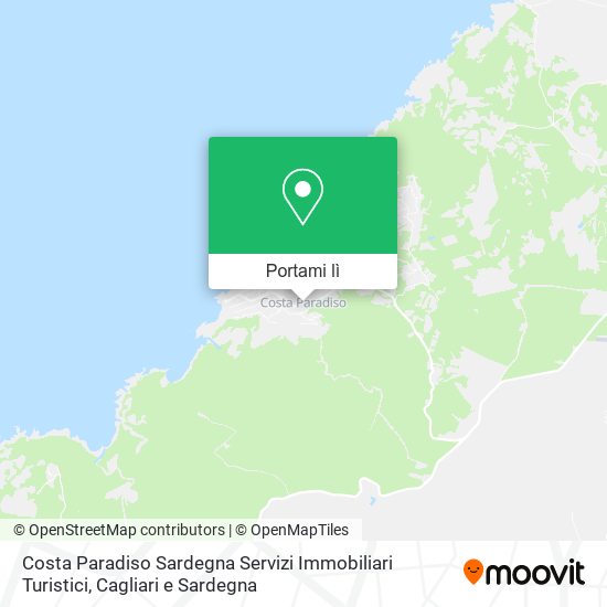 Mappa Costa Paradiso Sardegna Servizi Immobiliari Turistici