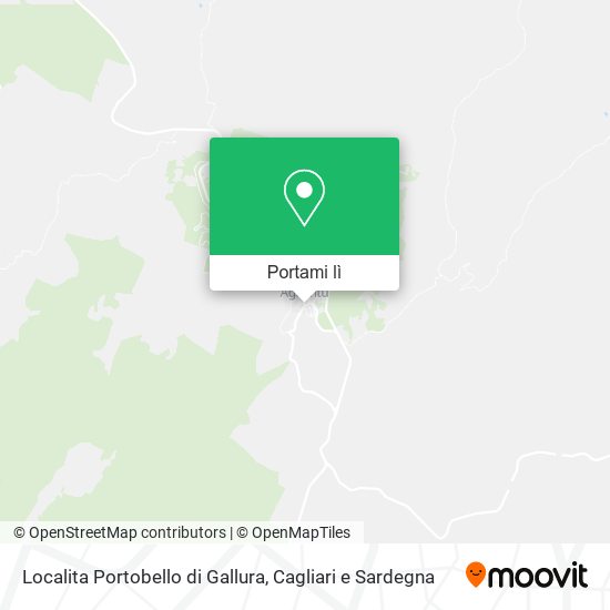 Mappa Localita Portobello di Gallura