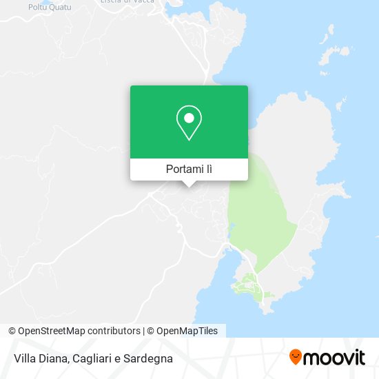 Mappa Villa Diana