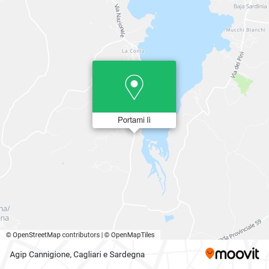 Mappa Agip Cannigione