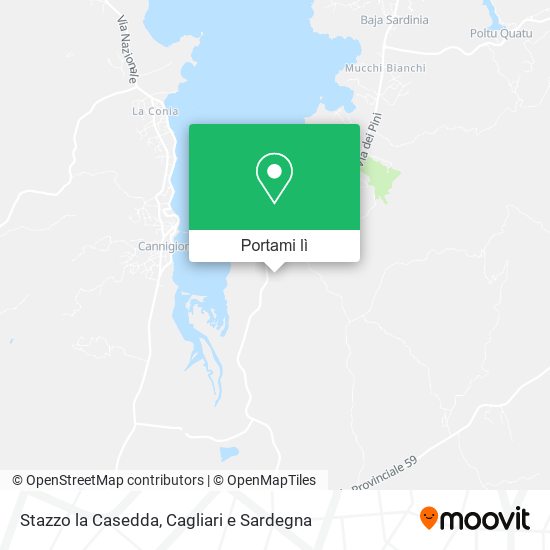 Mappa Stazzo la Casedda