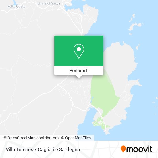 Mappa Villa Turchese