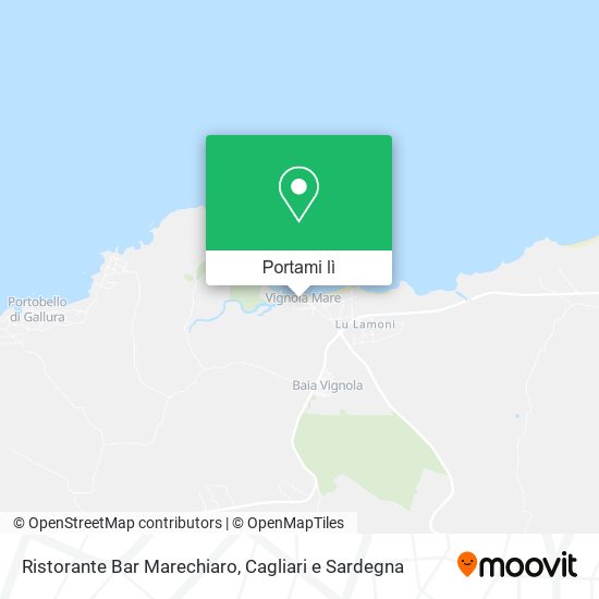 Mappa Ristorante Bar Marechiaro