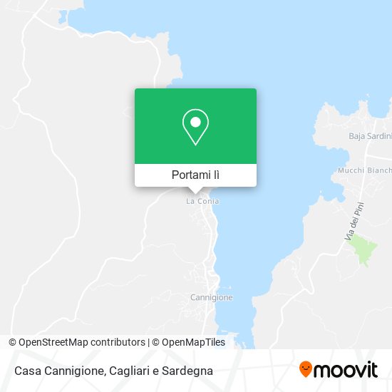 Mappa Casa Cannigione
