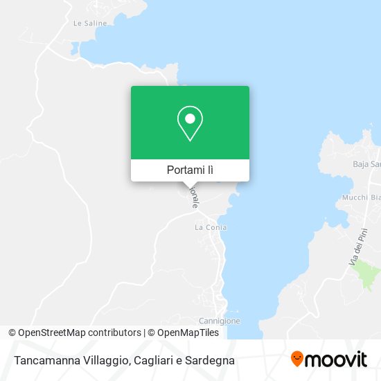 Mappa Tancamanna Villaggio