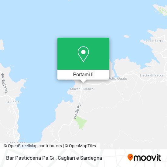 Mappa Bar Pasticceria Pa.Gi.